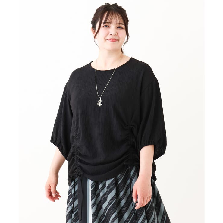 【大きいサイズ】スピンドルヘムブラウス | eur3 | 詳細画像16 