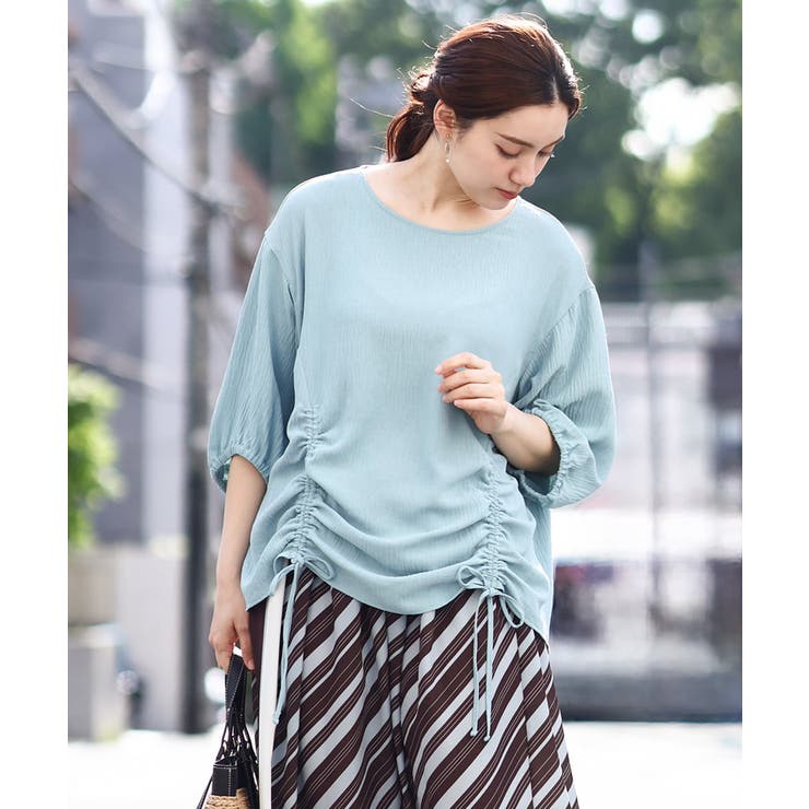 【大きいサイズ】スピンドルヘムブラウス | eur3 | 詳細画像2 