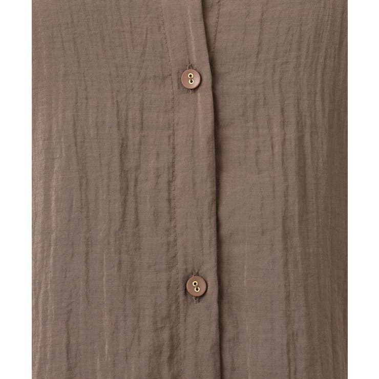 【大きいサイズ】シアーフーディー半袖ブラウス | eur3 | 詳細画像14 