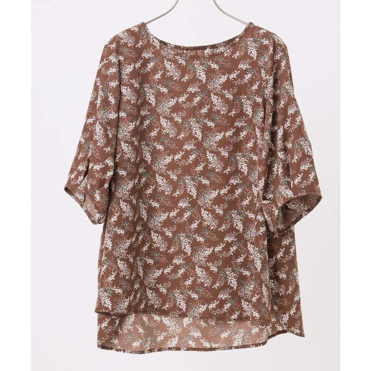 【大きいサイズ】フラワープリントブラウス | eur3 | 詳細画像18 