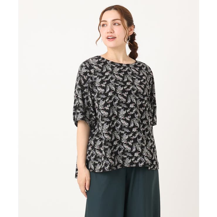 【大きいサイズ】フラワープリントブラウス | eur3 | 詳細画像20 