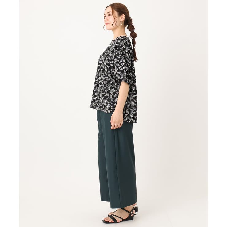 【大きいサイズ】フラワープリントブラウス | eur3 | 詳細画像21 