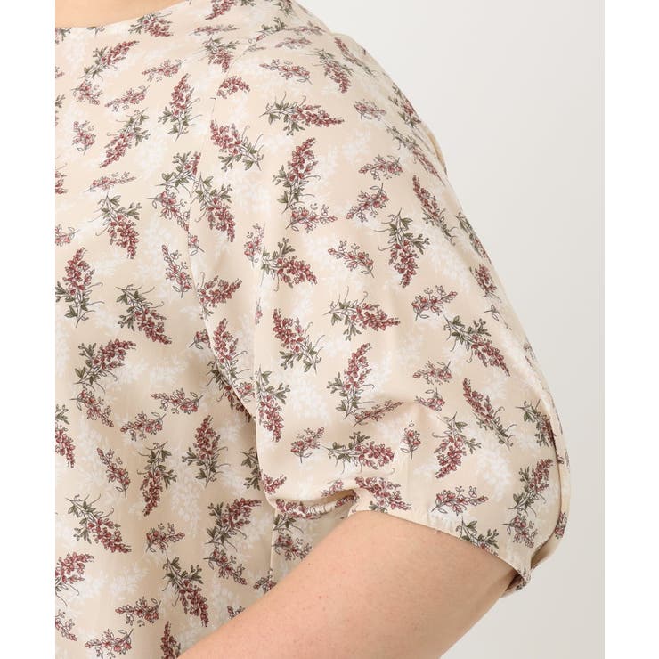 【大きいサイズ】フラワープリントブラウス | eur3 | 詳細画像8 