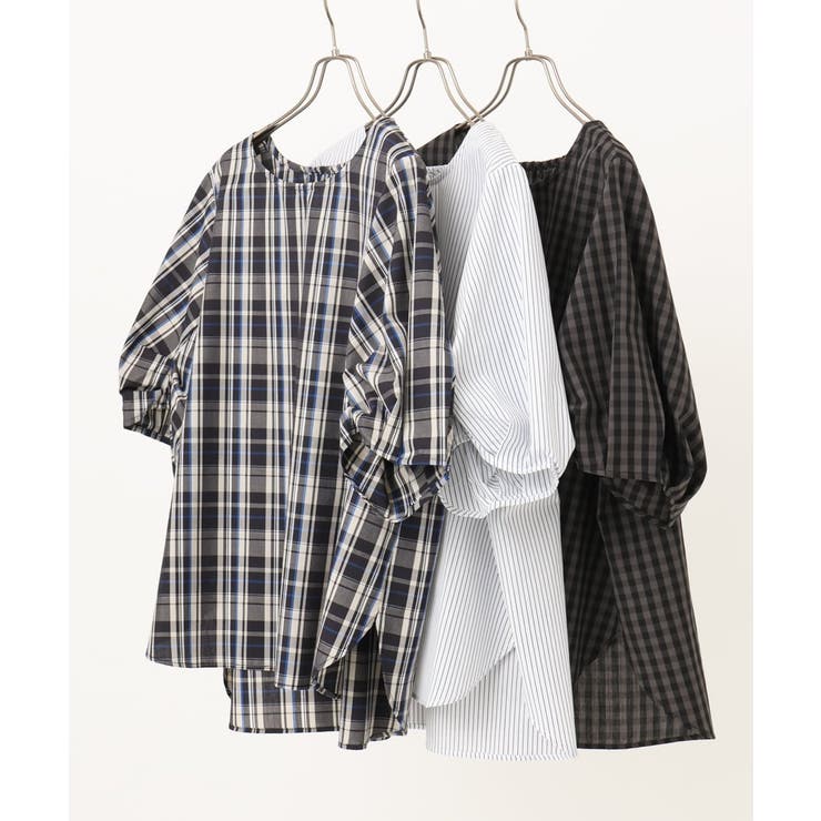 【大きいサイズ】ブロードタックブラウス | eur3 | 詳細画像15 