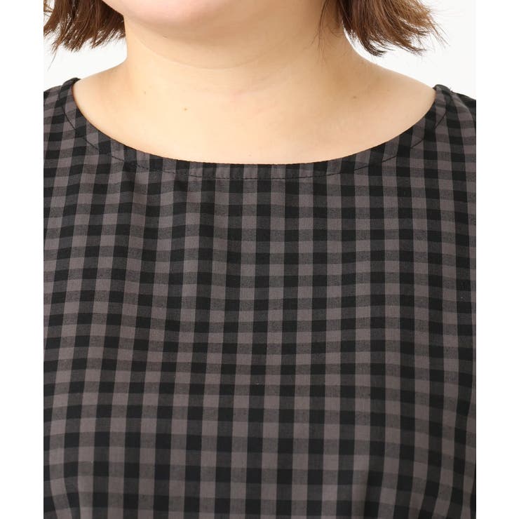 【大きいサイズ】ブロードタックブラウス | eur3 | 詳細画像24 