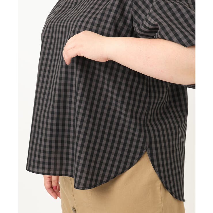 【大きいサイズ】ブロードタックブラウス | eur3 | 詳細画像26 