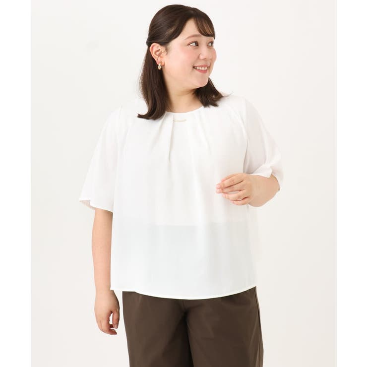 【大きいサイズ/11号サイズあり】2WAYタックブラウス | eur3 | 詳細画像19 