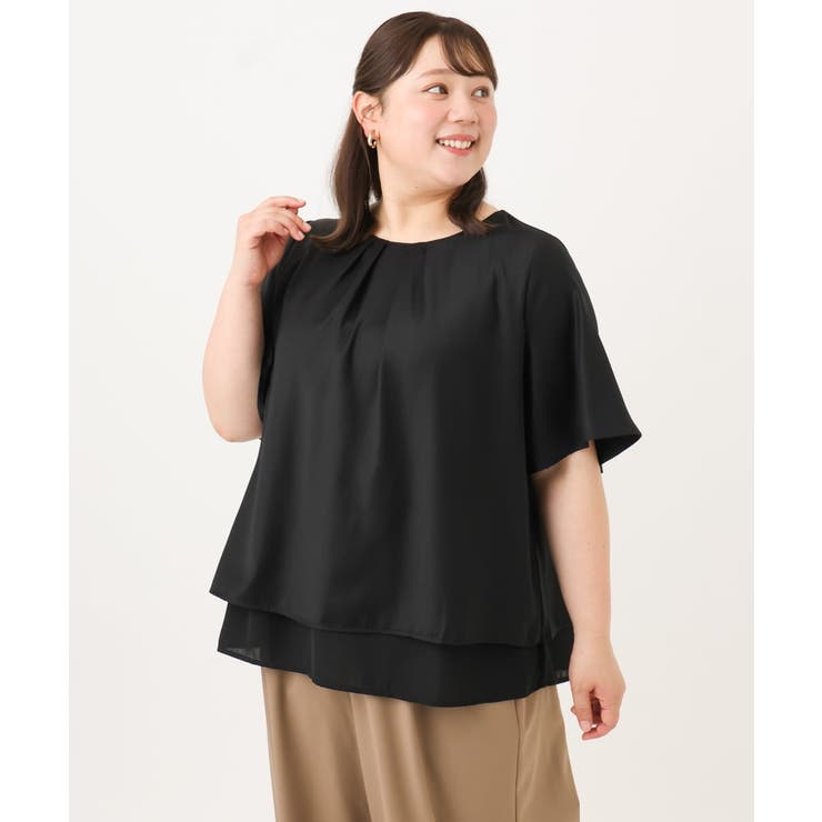 【大きいサイズ/11号サイズあり】2WAYタックブラウス | eur3 | 詳細画像23 