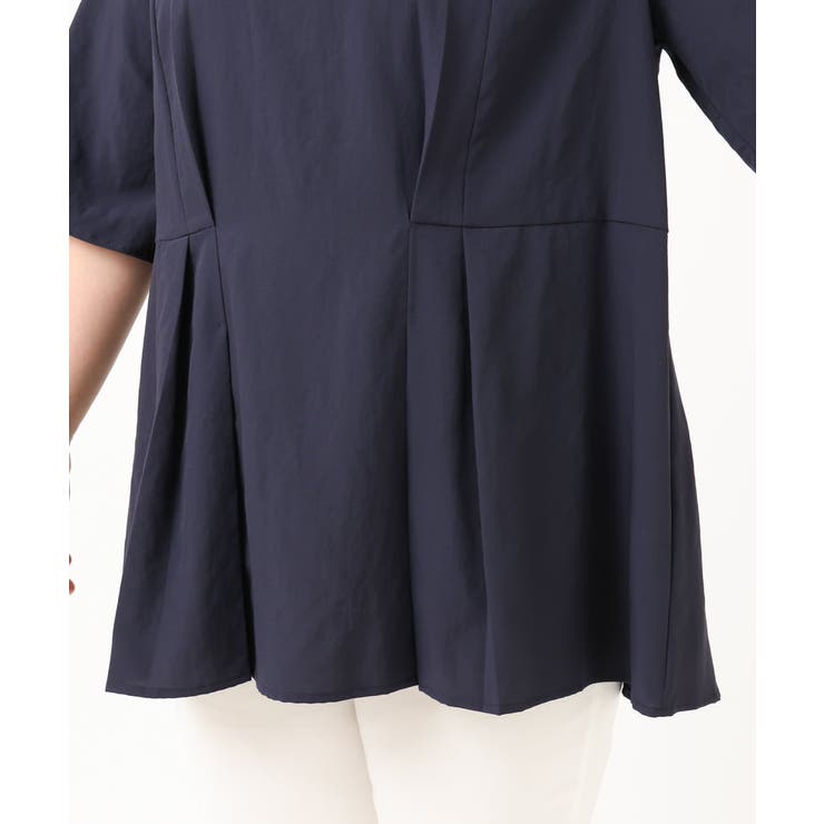 【大きいサイズ】ペプラムブラウス | eur3 | 詳細画像14 