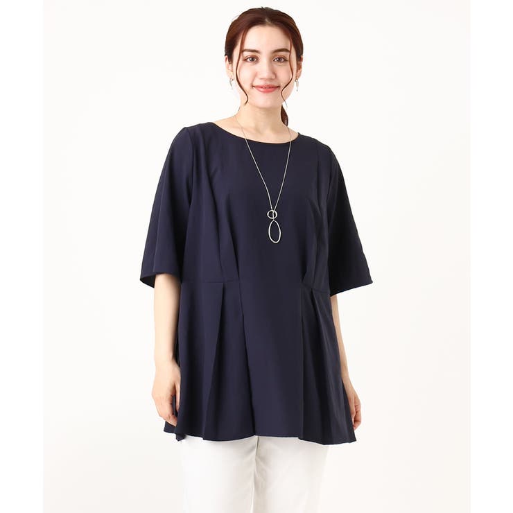 【大きいサイズ】ペプラムブラウス | eur3 | 詳細画像5 