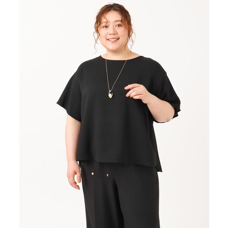 【大きいサイズ】ポコポコフレアスリーブブラウス | eur3 | 詳細画像22 