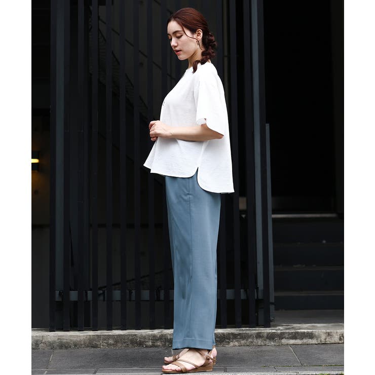 【大きいサイズ】ポコポコフレアスリーブブラウス | eur3 | 詳細画像3 