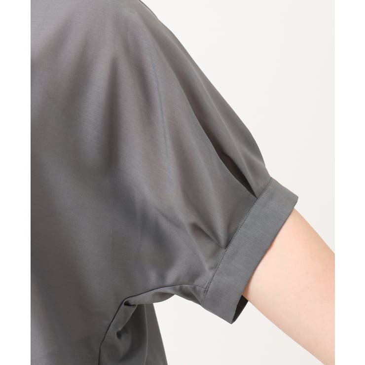 【大きいサイズ/a.v.v×eur3】接触冷感シアーブラウス | eur3 | 詳細画像22 