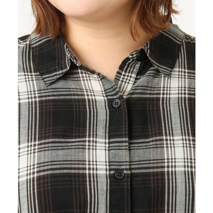 【大きいサイズ】コットンシアーシャツ | eur3 | 詳細画像11 