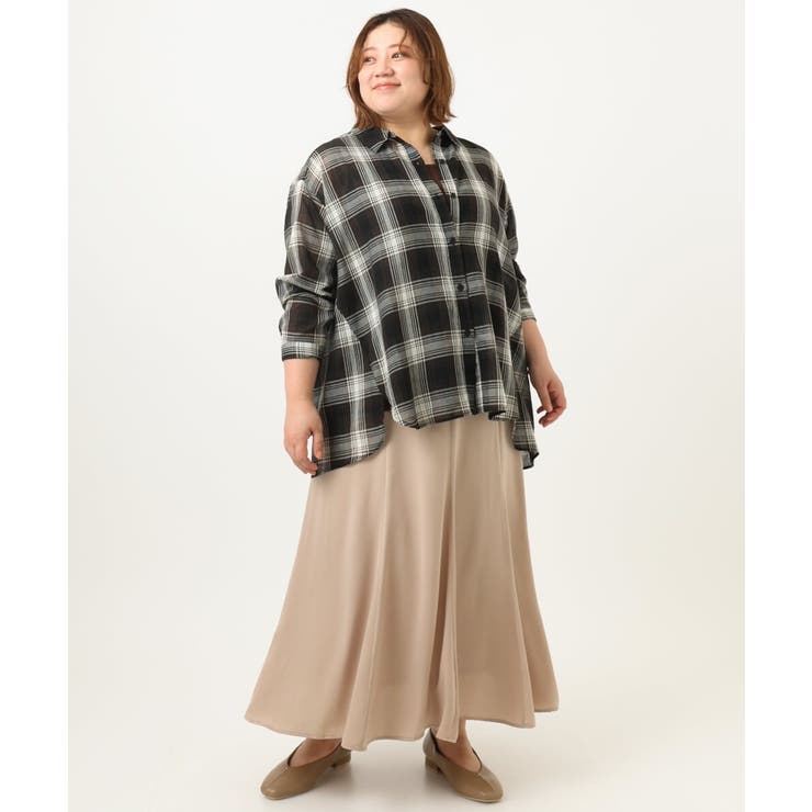 【大きいサイズ】コットンシアーシャツ | eur3 | 詳細画像15 