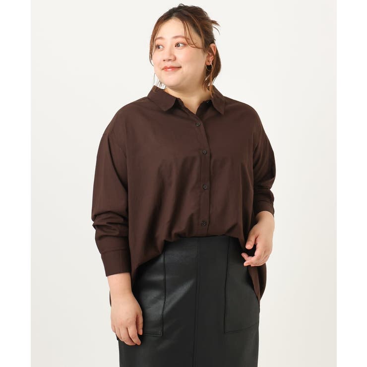 【大きいサイズ】コットンシアーシャツ | eur3 | 詳細画像20 