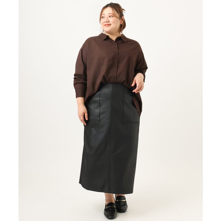 【大きいサイズ】コットンシアーシャツ | eur3 | 詳細画像22 