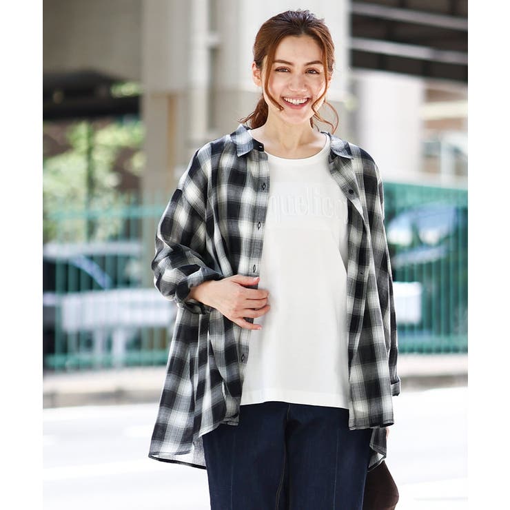 【大きいサイズ】コットンシアーシャツ | eur3 | 詳細画像24 