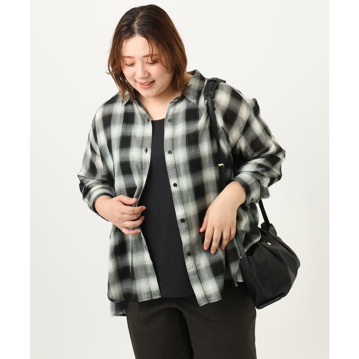 【大きいサイズ】コットンシアーシャツ | eur3 | 詳細画像27 