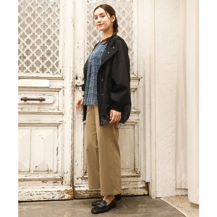 【大きいサイズ】カットジャカードチェック柄ブラウス | eur3 | 詳細画像11 