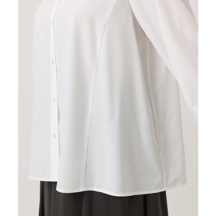 【大きいサイズ】フェザーベスト＋ブラウスセット | eur3 | 詳細画像20 