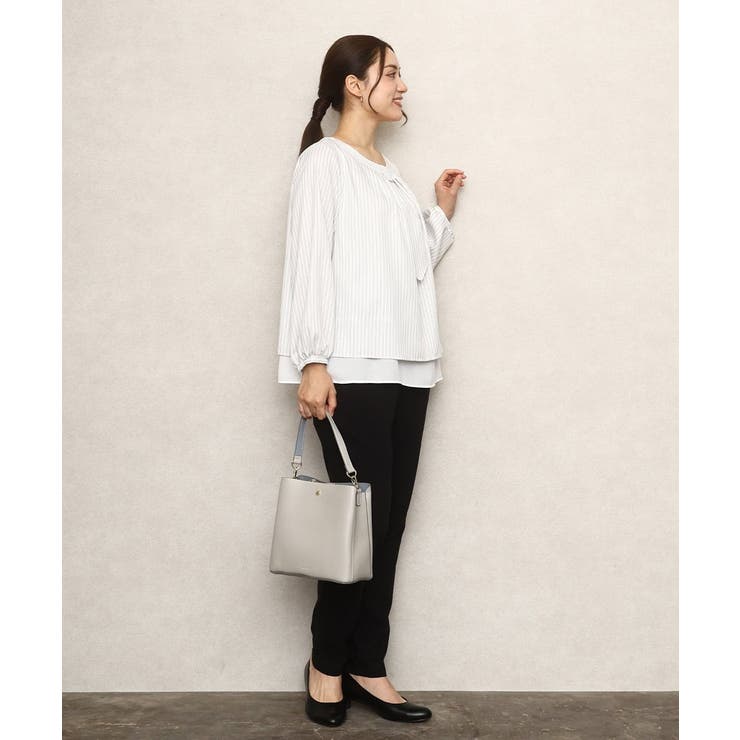 【大きいサイズ/11号サイズあり】ストレッチツイルブラウス | eur3 | 詳細画像2 