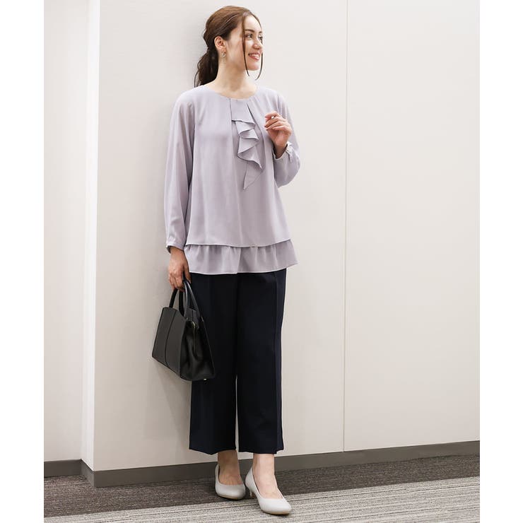 【大きいサイズ/11号サイズあり】2WAYラッフルブラウス | eur3 | 詳細画像10 