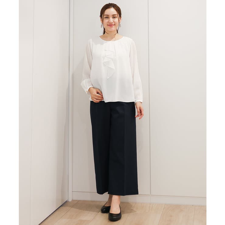 【大きいサイズ/11号サイズあり】2WAYラッフルブラウス | eur3 | 詳細画像2 