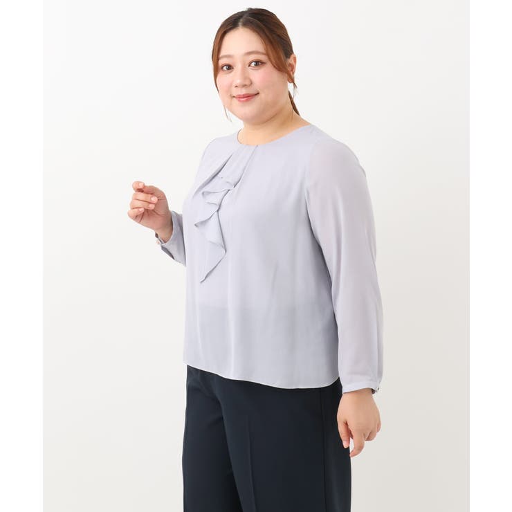 【大きいサイズ/11号サイズあり】2WAYラッフルブラウス | eur3 | 詳細画像22 