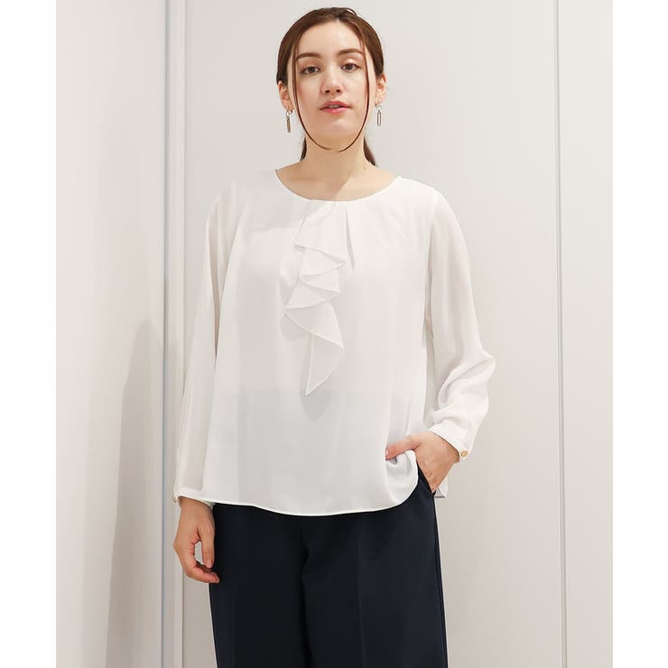 【大きいサイズ/11号サイズあり】2WAYラッフルブラウス | eur3 | 詳細画像5 