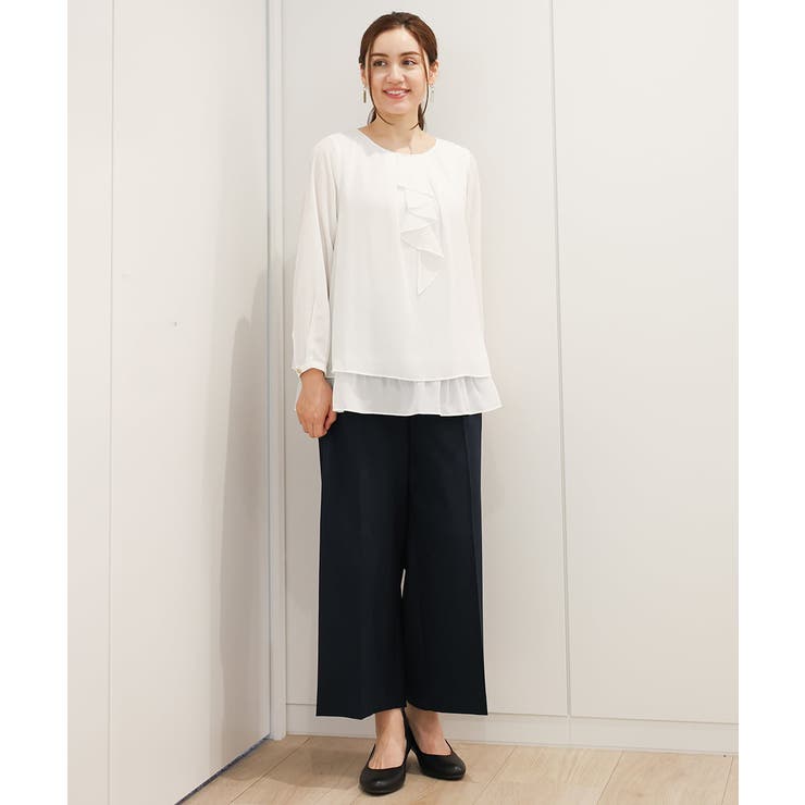 【大きいサイズ/11号サイズあり】2WAYラッフルブラウス | eur3 | 詳細画像6 