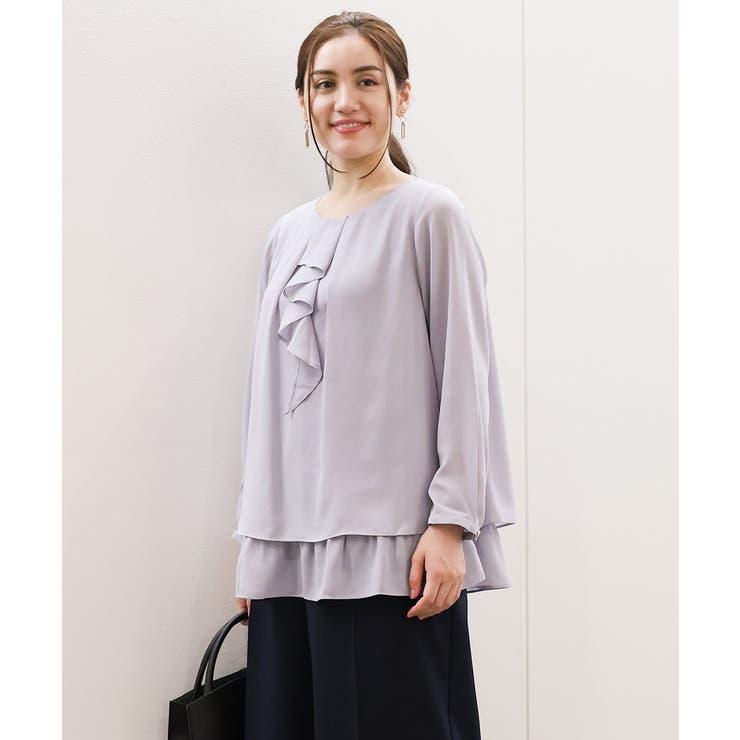 【大きいサイズ/11号サイズあり】2WAYラッフルブラウス | eur3 | 詳細画像7 