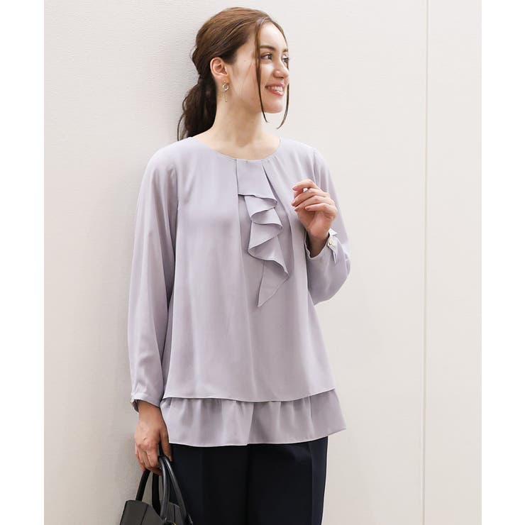 【大きいサイズ/11号サイズあり】2WAYラッフルブラウス | eur3 | 詳細画像8 