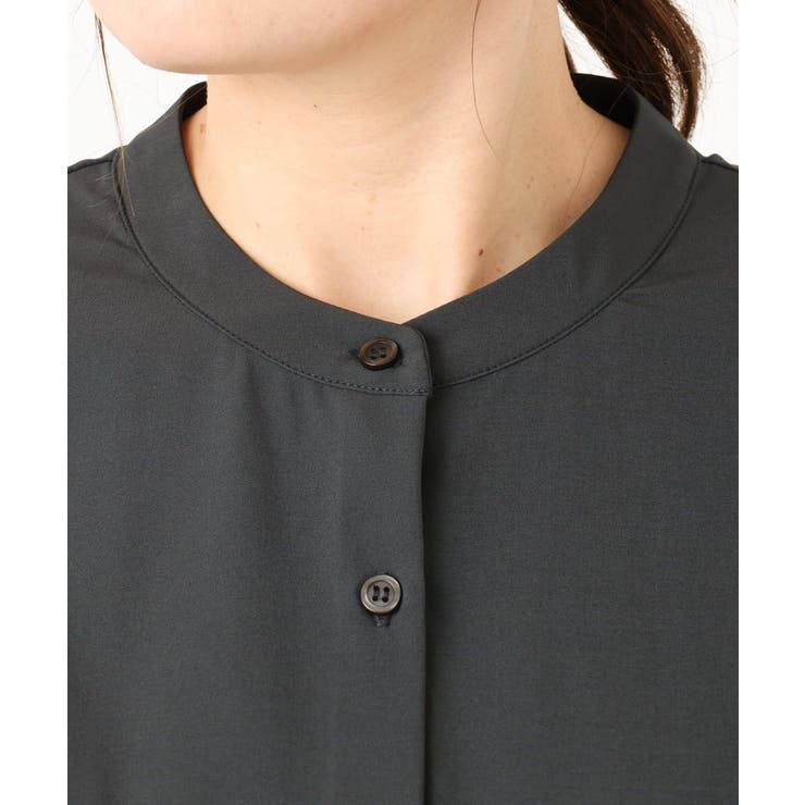 【大きいサイズ】バンドカラーブラウス | eur3 | 詳細画像13 