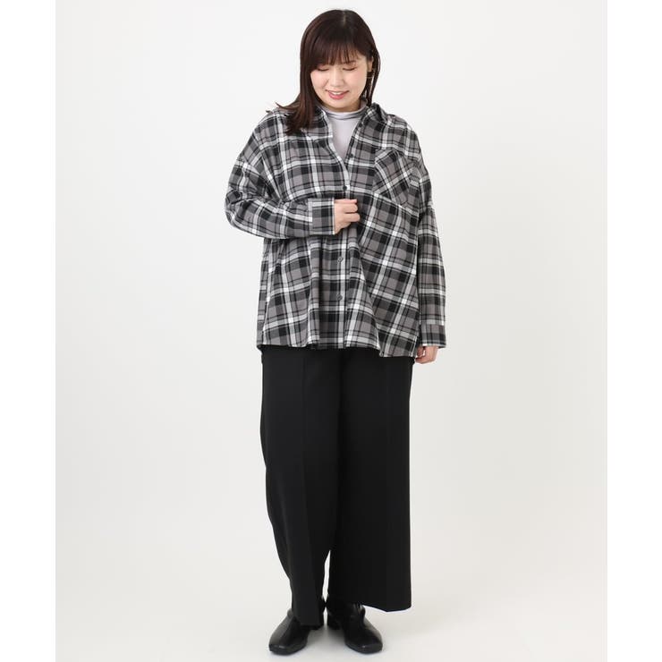 【大きいサイズ】チェック柄ネルシャツ | eur3 | 詳細画像18 