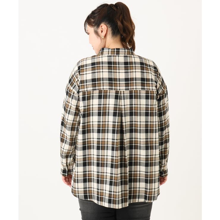 【大きいサイズ】チェック柄ネルシャツ | eur3 | 詳細画像7 