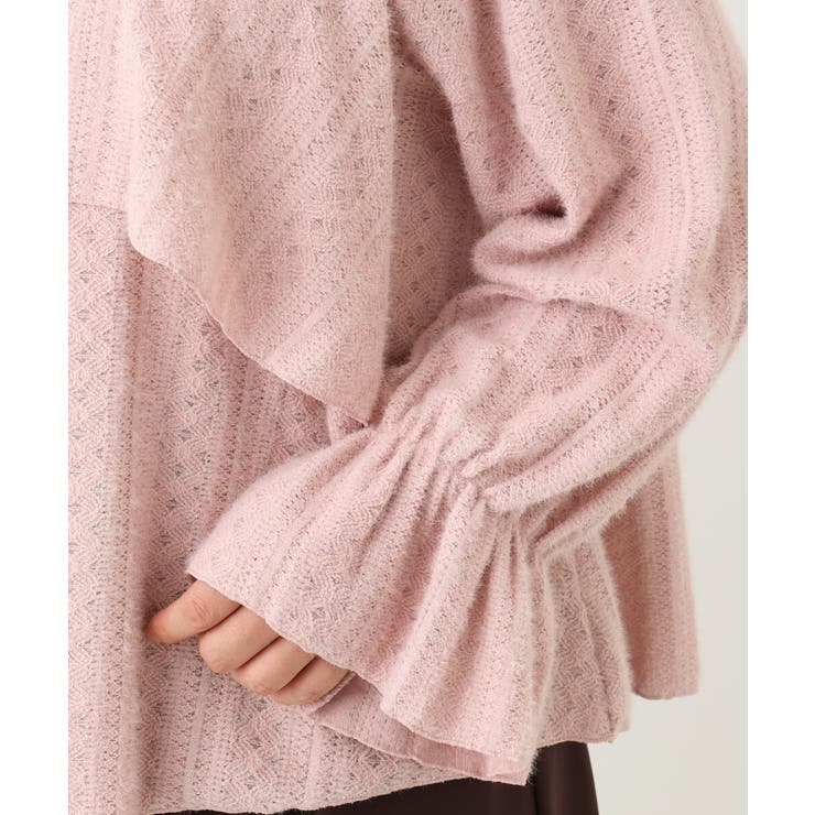 【大きいサイズ】レーシーティアードトップス | eur3 | 詳細画像10 