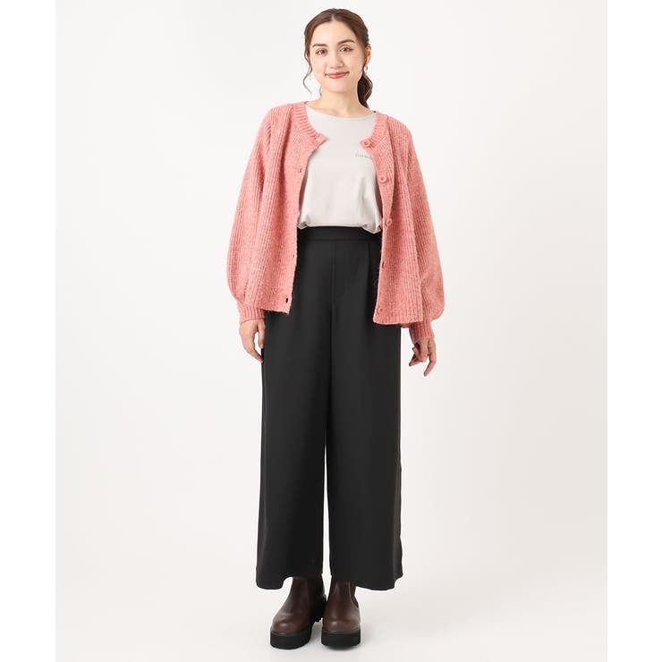 【大きいサイズ】ミックスヤーンカーディガン | eur3 | 詳細画像5 