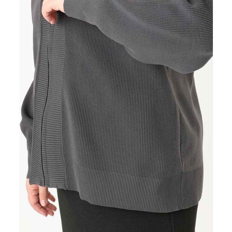 【大きいサイズ】フロントジップカーディガン | eur3 | 詳細画像16 