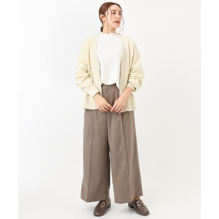 【大きいサイズ】フロントジップカーディガン | eur3 | 詳細画像8 