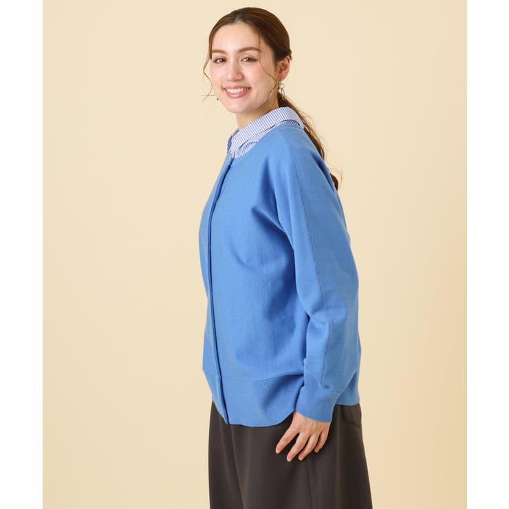 【大きいサイズ/a.v.v×eur3】2WAYカーディガン | eur3 | 詳細画像12 