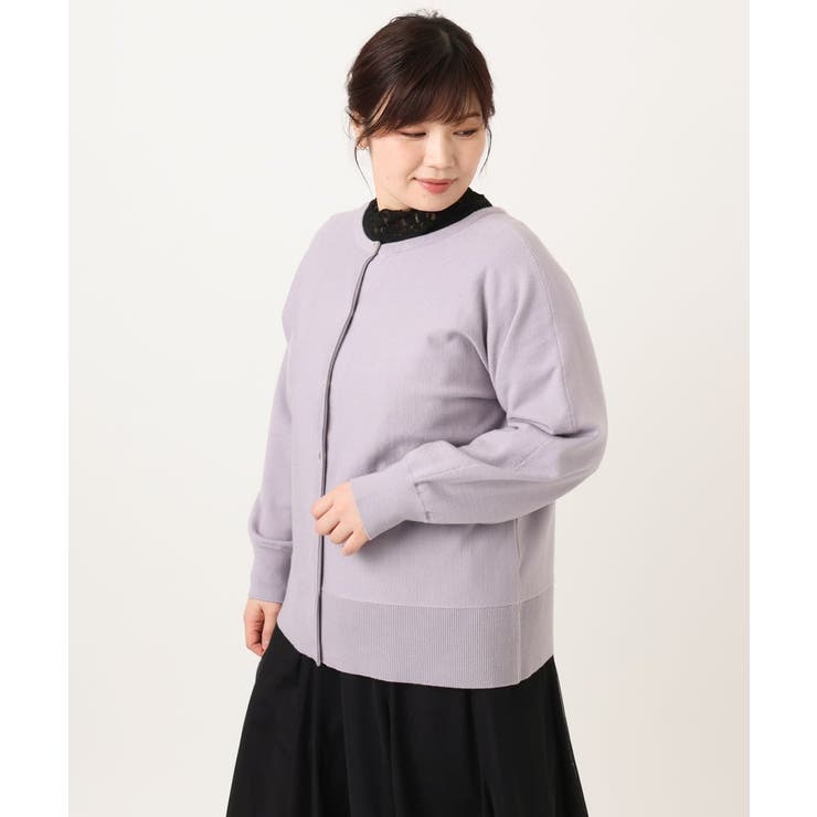 【大きいサイズ/a.v.v×eur3】2WAYカーディガン | eur3 | 詳細画像26 