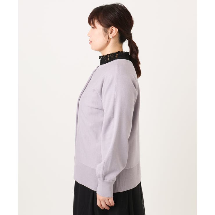 【大きいサイズ/a.v.v×eur3】2WAYカーディガン | eur3 | 詳細画像28 