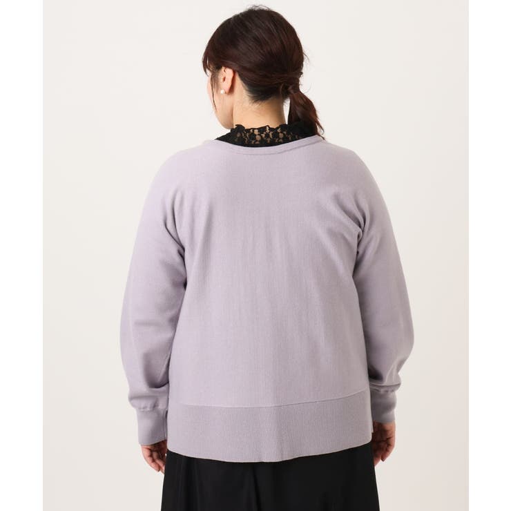 【大きいサイズ/a.v.v×eur3】2WAYカーディガン | eur3 | 詳細画像29 