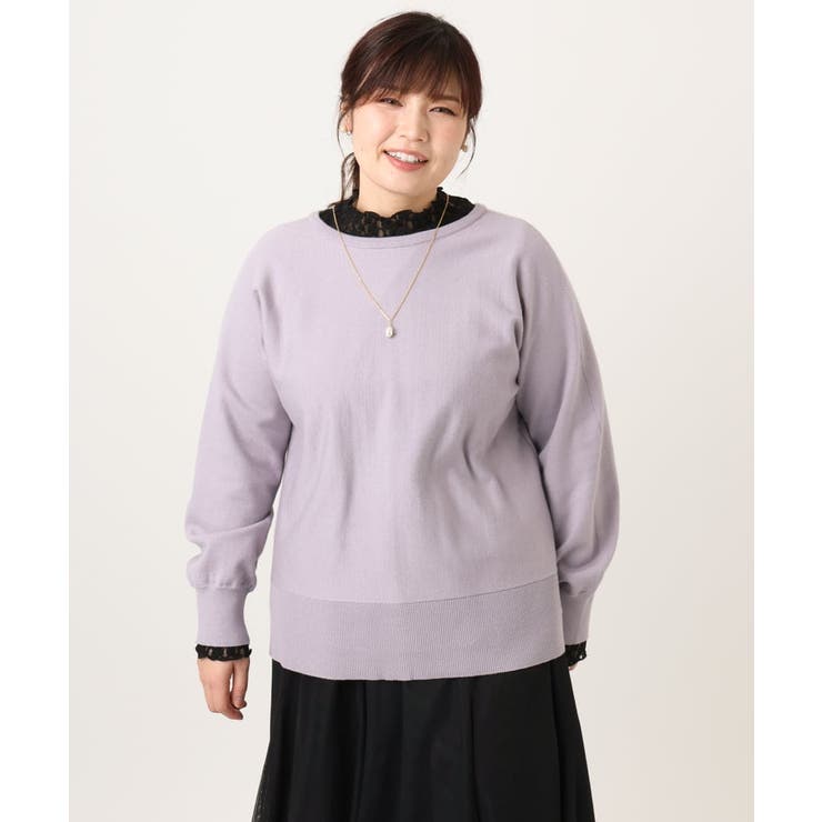 【大きいサイズ/a.v.v×eur3】2WAYカーディガン | eur3 | 詳細画像35 