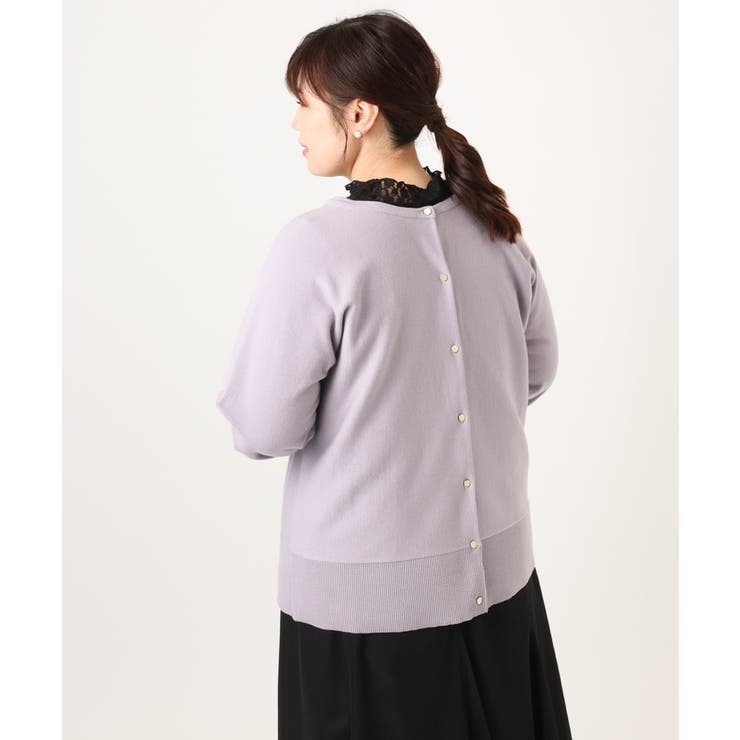 【大きいサイズ/a.v.v×eur3】2WAYカーディガン | eur3 | 詳細画像36 