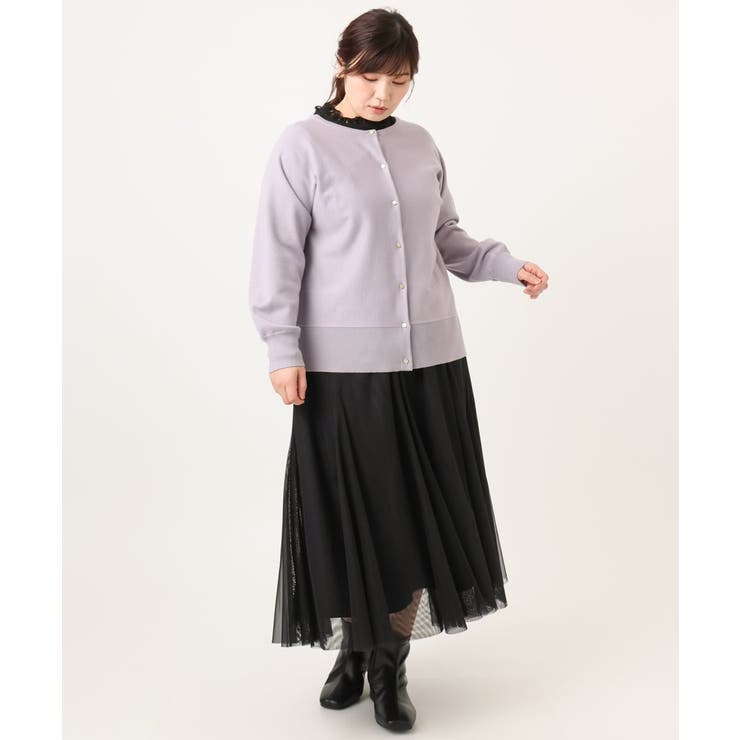 【大きいサイズ/a.v.v×eur3】2WAYカーディガン | eur3 | 詳細画像37 