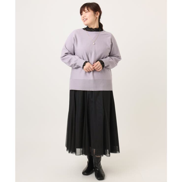 【大きいサイズ/a.v.v×eur3】2WAYカーディガン | eur3 | 詳細画像38 