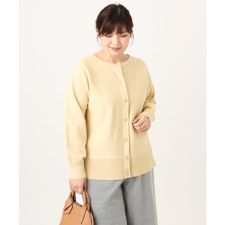 【大きいサイズ/a.v.v×eur3】2WAYカーディガン | eur3 | 詳細画像5 