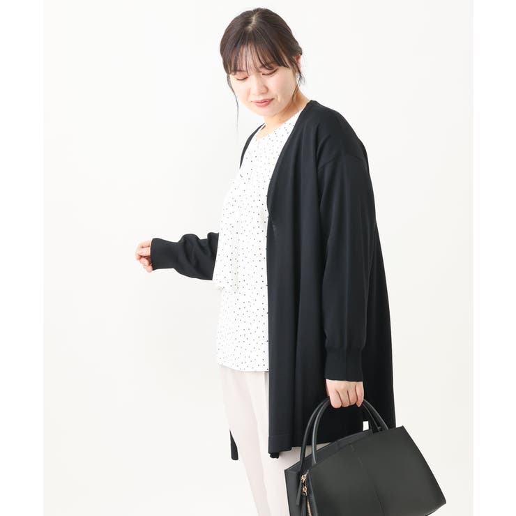 【大きいサイズ】ボクシートッパーカーディガン | eur3 | 詳細画像10 